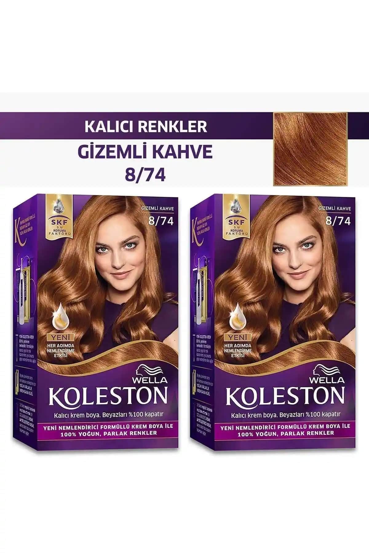 2025'te Wella Koleston 8/74 Gizemli Kahve ile Saçınızda Kalıcı Doğallık