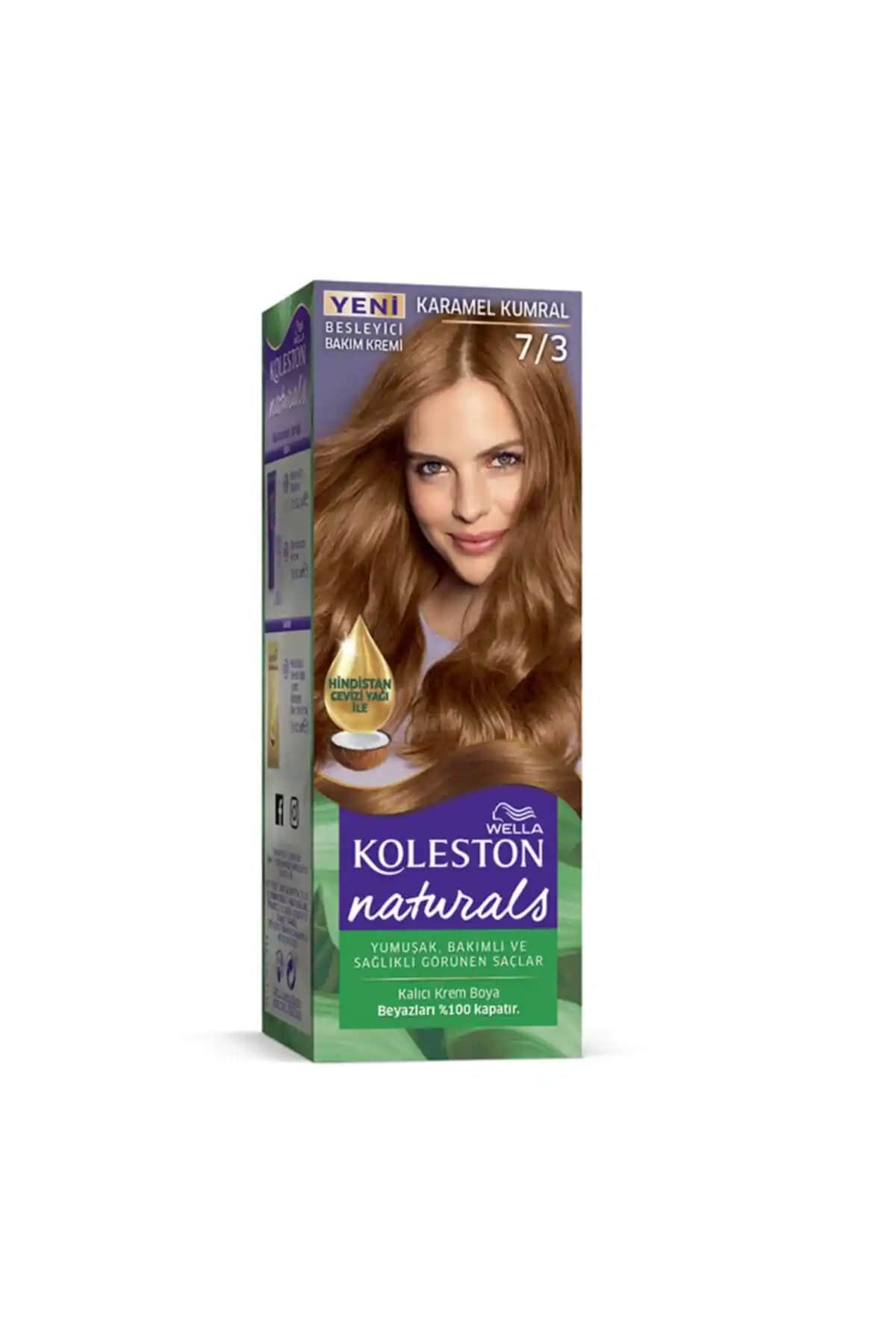 Wella Koleston Naturals 7/3 Karamel Kumral Saç Boyası Doğal ve Kalıcı Renk Sağlar