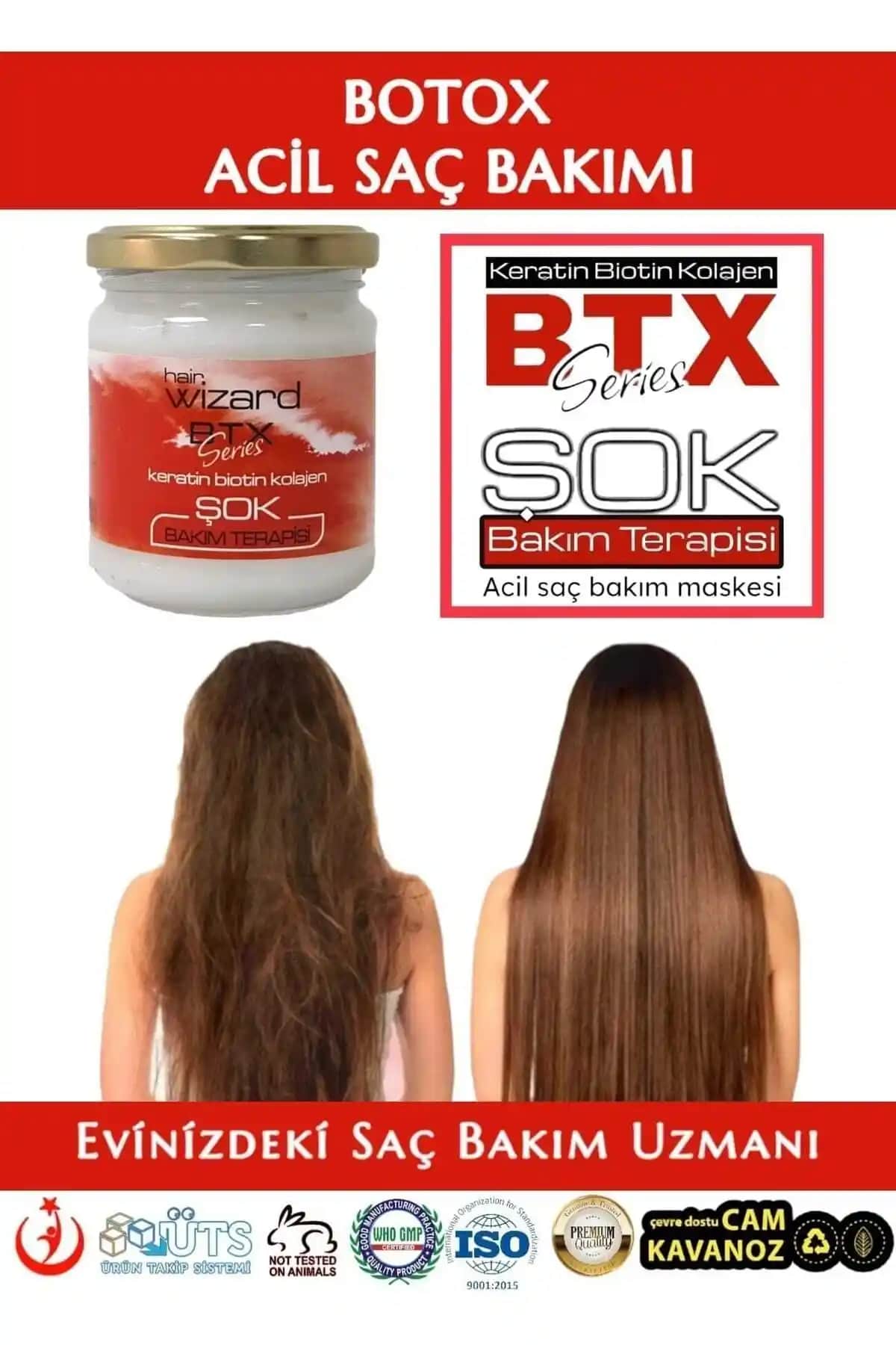 Yıpranmış Saçlar İçin Etkili Hair Wizard Botox Şok Bakım Terapisi Ürün İncelemesi