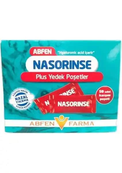 Abfen Nasorinse Plus Yedek Poşetler Burun Temizliği ve Sinüs Sağlığı İçin Güvenilir Çözüm