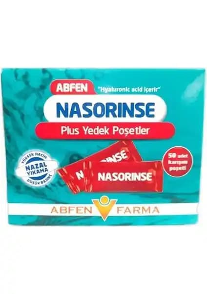 Abfen Nasorinse Plus Yedek Poşetler Burun Temizliği ve Sinüs Sağlığı İçin Güvenilir Çözüm