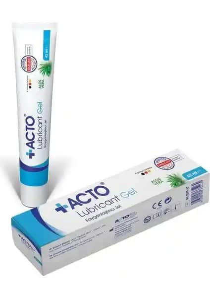 Acto Lubrıcant Jel 42 ml Günlük Konfor ve Güvenlik İçin Yüksek Kaliteli Kayganlaştırıcı