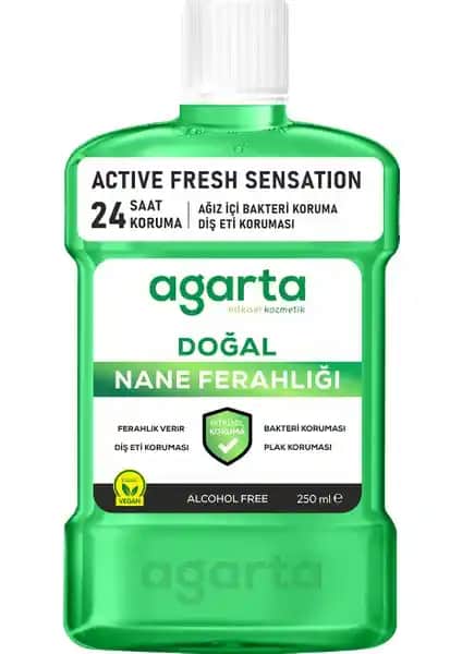 Agarta 250 ml Ağız Bakım Suyu: Doğal ve Ferahlatıcı Temizlik Çözümü