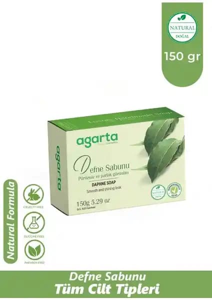 Agarta Doğal El Yapımı Defne Sabunu Saç ve Cilt Sağlığı İçin Güçlü Bir Bakım Ürünü