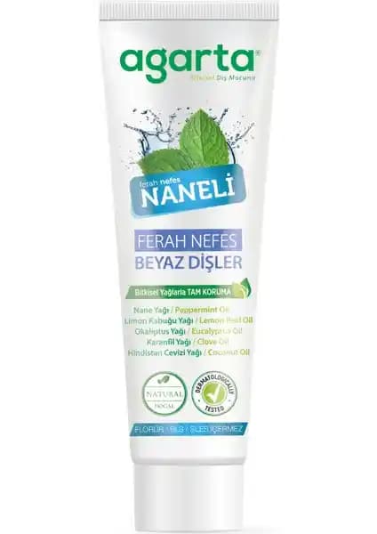 Agarta Doğal Florürsüz Yoğun Naneli Diş Macunu: Güvenli ve Doğal Diş Bakımı İçin Uygun Alternatif