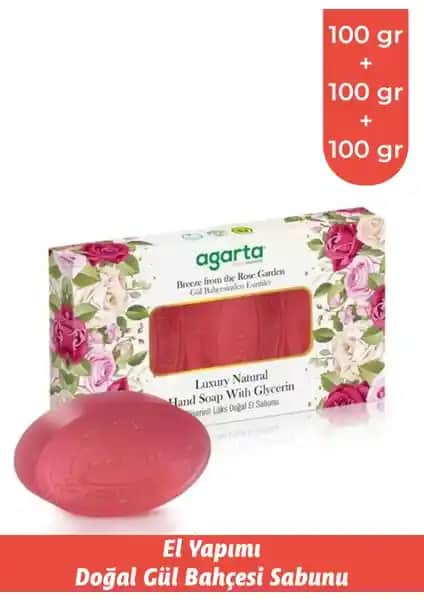 Agarta El Yapımı Doğal Gül Sabunu: Cilt ve Saç Bakımında Doğal Güç ve Güzellik
