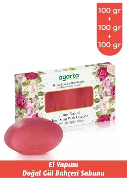 Agarta El Yapımı Doğal Gül Sabunu: Cilt ve Saç Bakımında Doğal Güç ve Güzellik