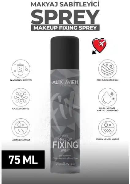 Alix Avien Makyaj Sabitleyici Sprey: Gün Boyu Kalıcı ve Taze Makyaj İçin İdeal Çözüm