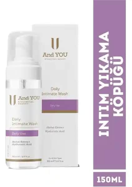 AND YOU Günlük Intim Temizleyici: Hassas Ciltler İçin Güvenilir ve Doğal Bakım Ürünü