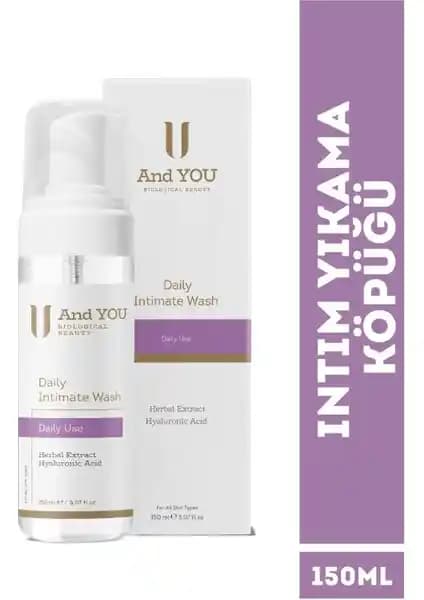 AND YOU Günlük Intim Temizleyici: Hassas Ciltler İçin Güvenilir ve Doğal Bakım Ürünü