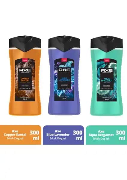 Axe Premium Collection Erkekler İçin Üstün Kalite ve Ferahlatıcı Duş Jeli Setleri