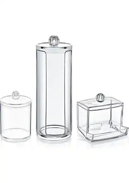 Beauty Insideout Bee Home 3'lü Makyaj Organizer Seti Şık ve Pratik Düzenleyici Çözüm