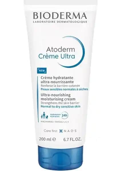 Bioderma Atoderm Kuru ve Hassas Ciltler İçin Etkili Nemlendirici Krem 200 ml