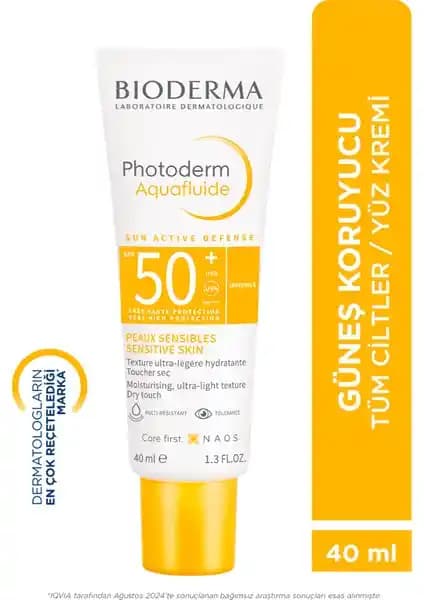 Bioderma Photoderm Aquafluide SPF50: Yüksek Koruma ve Hafiflik Sunan Güneş Kremi