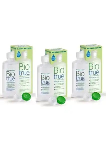 Biotrue 300ML Lens Solüsyon 3'lü: Göz Sağlığı ve Konfor İçin Güvenilir Bakım Ürünü