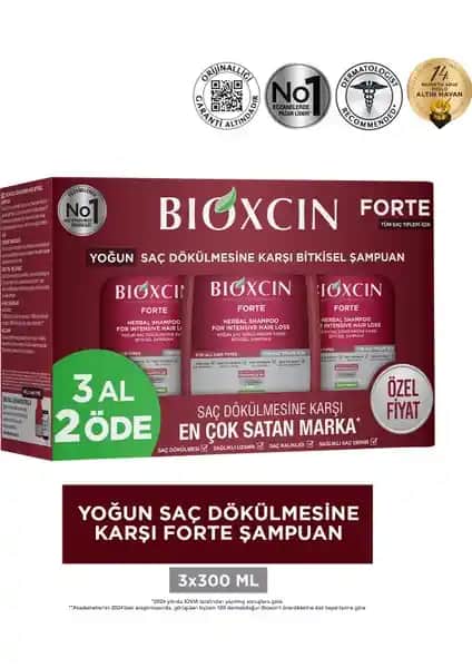 Bioxcin Forte Şampuan ile Saç Sağlığını Destekleyici Güçlü ve Doğal Formül