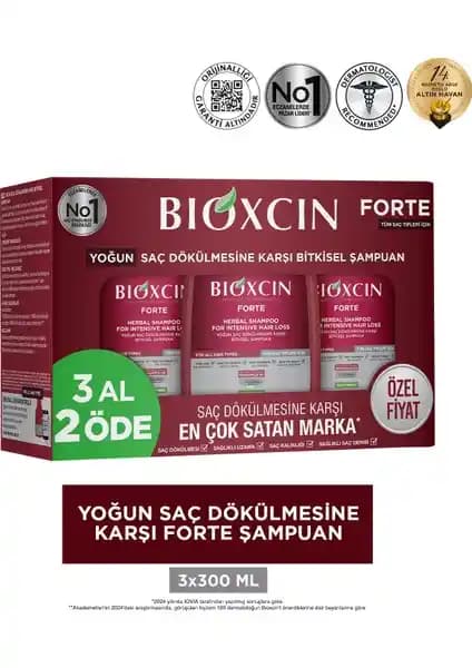 Bioxcin Forte Şampuan ile Saç Sağlığını Destekleyici Güçlü ve Doğal Formül