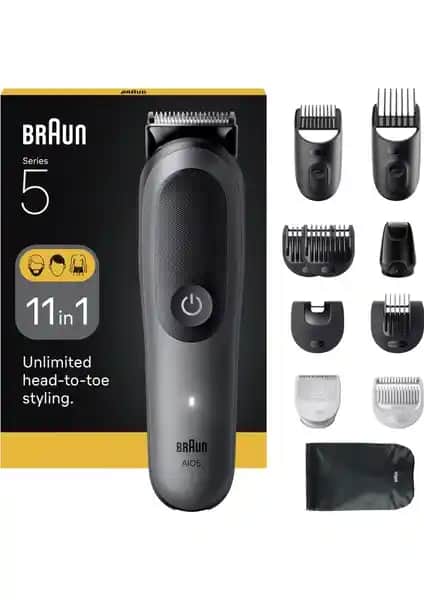 Braun Series 5 Çok Yönlü Erkek Bakım Cihazı - Tıraş ve Vücut Bakımı İçin Güvenilir Çözüm