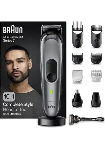 Braun Series 7 MGK7420 Çok Amaçlı Erkek Bakım Seti Günlük Kullanım için Uygun