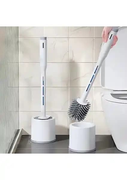 Cansa Deterjan Hazneli Silikon Tuvalet Fırçası ile Hijyenik ve Pratik Temizlik Çözümü