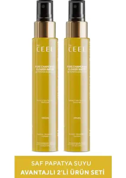 Ceel 2'li Saf Papatya Suyu Saç Bakım Ürünü Doğal Parlaklık ve Nem Desteği Sağlar