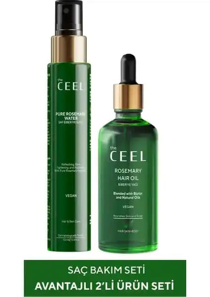 Ceel Aşırı Yıpranmış Saçlara Özel Doğal Bakım Seti Saç Güçlendirme ve Parlaklık