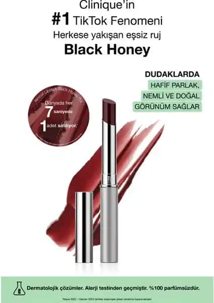 Clinique Almost Lipstick Black Honey Dudak Rujuyla Doğal ve Çekici Dudaklara Ulaşın
