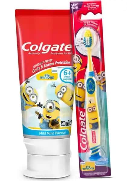Çocuklar İçin Güvenli ve Eğlenceli Diş Bakımı: Colgate Minions Diş Macunu ve Fırçası