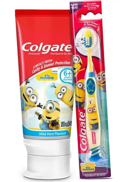 Çocuklar İçin Güvenli ve Eğlenceli Diş Bakımı: Colgate Minions Diş Macunu ve Fırçası