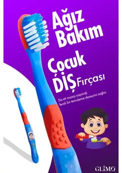 Çocuklar İçin Güvenli ve Eğlenceli Glimo Kids Ağız Bakım Diş Fırçası Tanıtımı ve Özellikleri