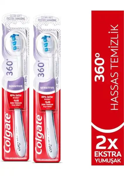 Colgate 360 Hassasiyete Pro Çözüm Ekstra Yüksek Diş Fırçası ile Günlük Ağız Bakımında Etkili ve Nazik Temizlik
