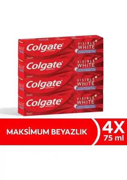 Colgate Visible White Maksimum Beyazlık Diş Macunu: Parlak ve Sağlıklı Gülüşler İçin Güvenilir Seçenek