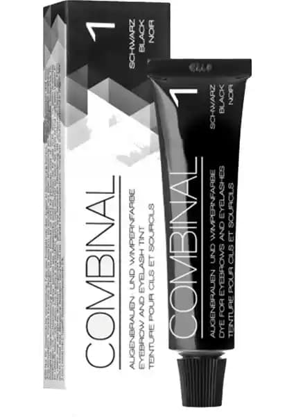 Combinal Kaş ve Kirpik Boyası Siyah 1: Doğal ve Kalıcı Renk Sağlayan Güvenli Kozmetik Ürünü