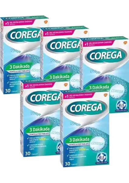 Corega 3 Dakikada Diş Protezi Temizleyici Tablet: Hızlı ve Etkili Hijyen Çözümü