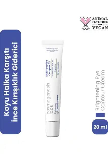 Cosmogenesis Labs Göz Altı Aydınlatıcı Krem: Hassas Ciltler İçin Etkili ve Vegan Formül