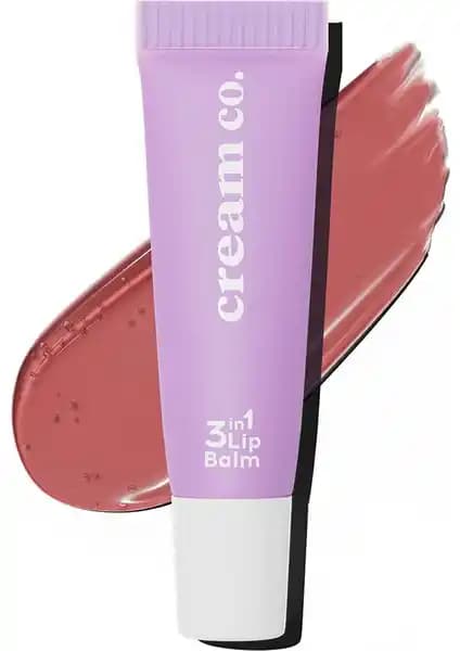 Cream Co. Nemlendirici Parlatıcı 3'ü 1 Arada Lip Balm Dudak Bakımında Yenilikçi Çözüm