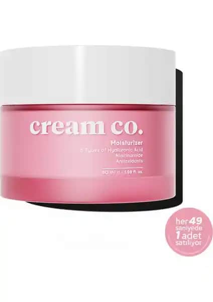 Cream Co Su Bazlı Nemlendirici Yüz Kremi: Hafif ve Etkili Cilt Nemlendirme Çözümü