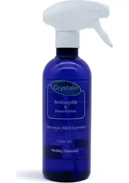 Crystalin 400 ml Dezenfektan Sprey ile Güvenli ve Etkili Hijyen Çözümü
