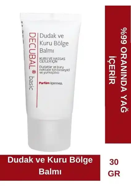 Decubal Kuru ve Hassas Ciltler İçin Dudak ve Kuru Bölge Balmı Ürün Özellikleri ve Kullanım Avantajları