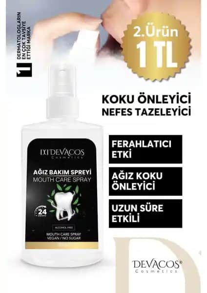 Devacos Premium Ağız Koku Giderici Sprey: Hassas Ağızlar İçin Güvenilir ve Etkili Çözüm