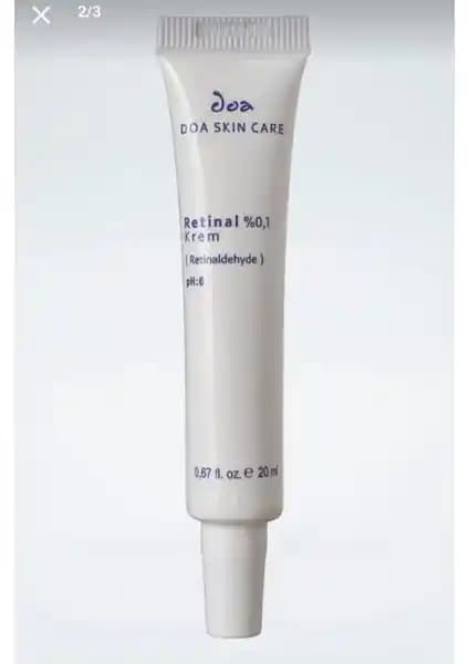 Doa Kozmetik Retinal %0,1 Krem ile Cilt Yenileme ve Yaşlanma Karşıtı Bakım