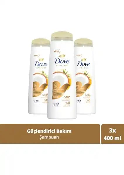 Dove Ultra Care Saç Bakım Şampuanı: Doğal İçeriklerle Güçlendirilmiş Saç Bakımı