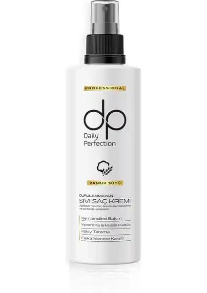 Dp Daily Perfection Pamuk Sütü Durulanmayan Sıvı Saç Bakım Kremi - Güçlendiren ve Parlaklık Veren Formül