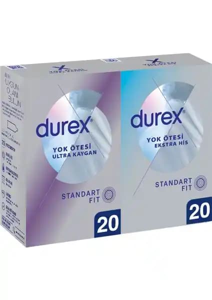Durex Prezervatif 40'lı: Güvenli ve Konforlu Kullanım için İnce ve Dayanıklı Seçenek
