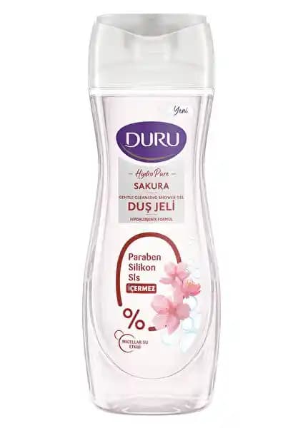 Duru Hydro Pure Sakura Duş Jeli: Doğal ve Hafif Temizlik İçin Güvenilir Seçenek