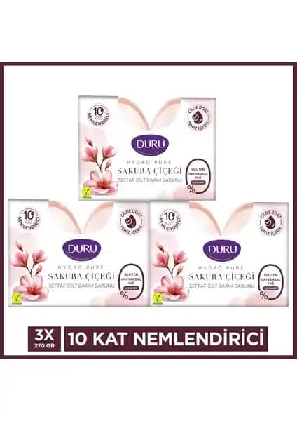 Duru Hydro Pure Sakuraçiçeği Sabunu: Doğal ve Ferahlatıcı Temizlik Deneyimi