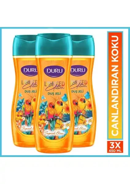 Duru Limited Edition Tropical Bliss Duş Jeli: Tropikal Aromalarla Ferahlatıcı Temizlik
