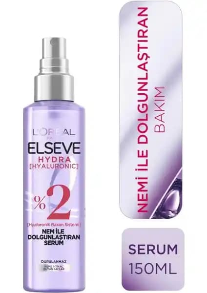 Elseve Hydra Nem ile Dolgunlaştıran Sprey Serum Saçlar İçin Nem ve Hacim Artırıcı Çözüm