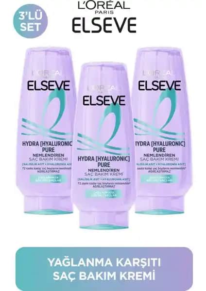 Elseve Hydra Pure Hyaluronik Saç Bakım Kremi: Nem ve Hafiflik Sağlayan Formül
