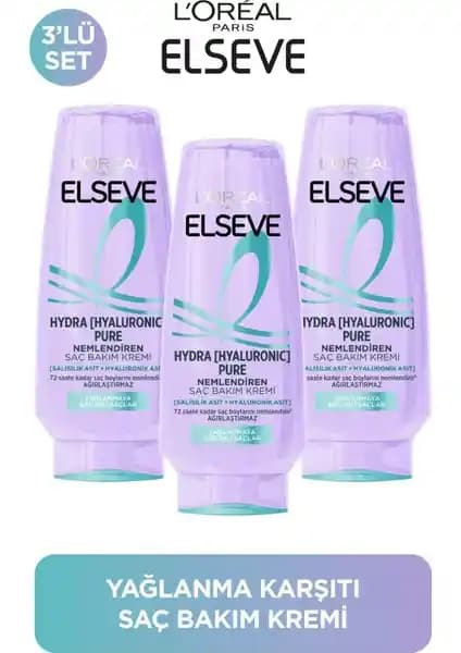 Elseve Hydra Pure Hyaluronik Saç Bakım Kremi: Nem ve Hafiflik Sağlayan Formül